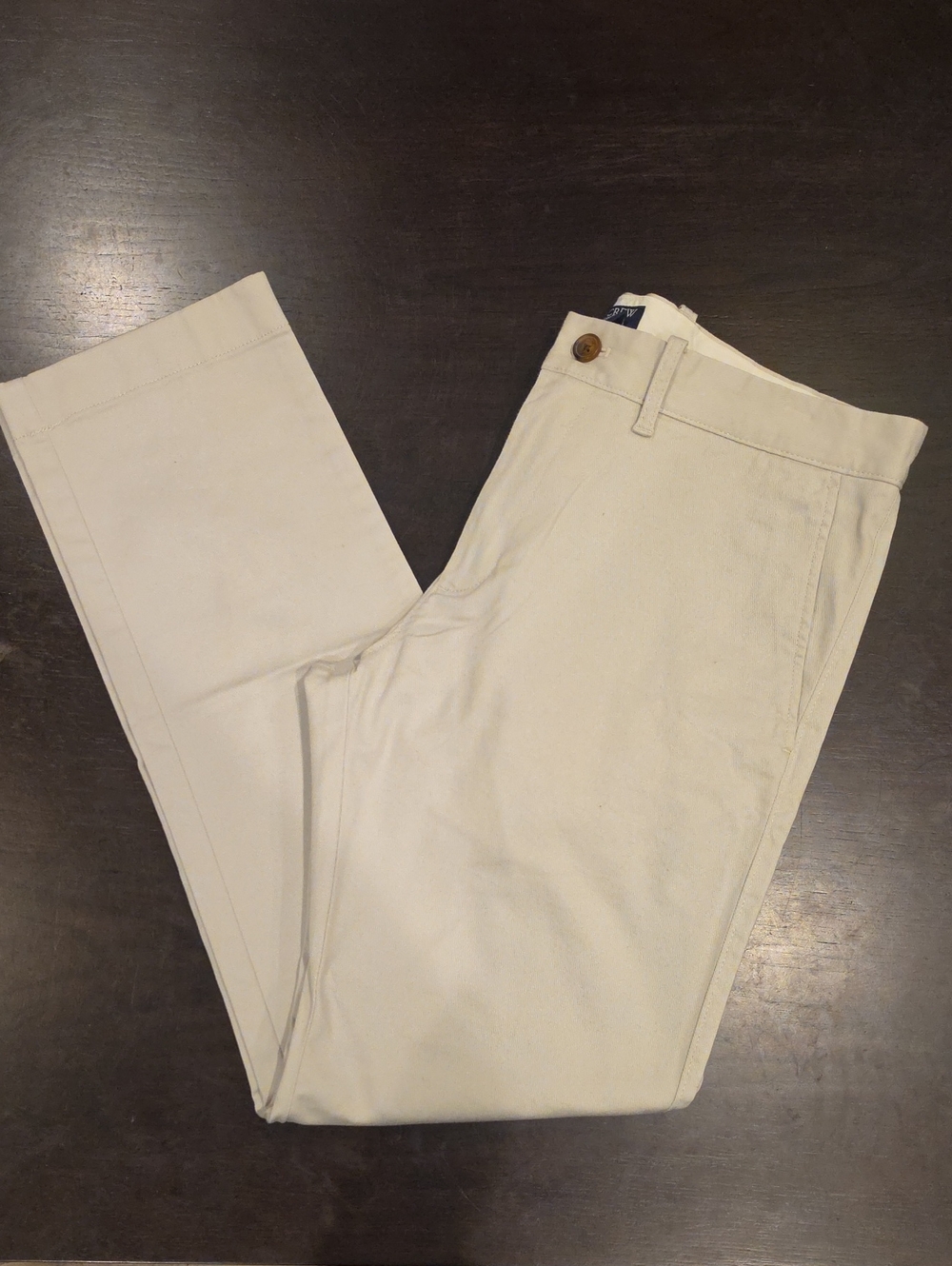 J. Crew FLEX Men's Slim Chinos in Light Beige, W30 L31 NWT